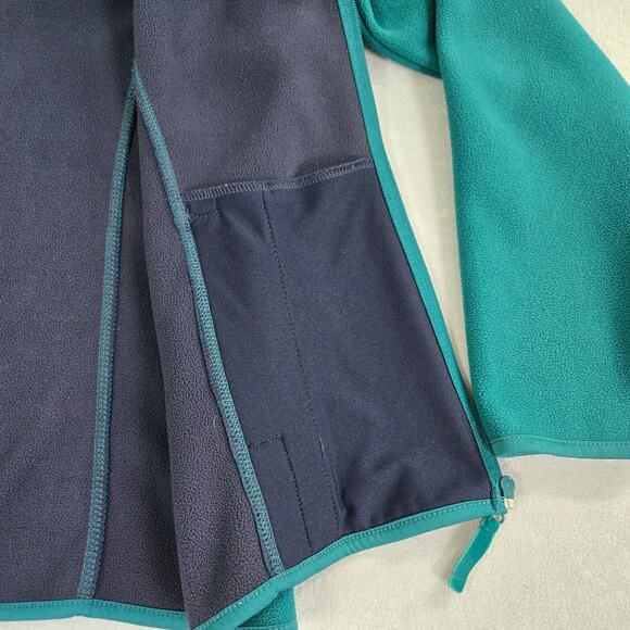 Made for Life Womens Green Full Zip Long Sleeve Fleece Jacket with Pockets Large - Picture 7 of 14